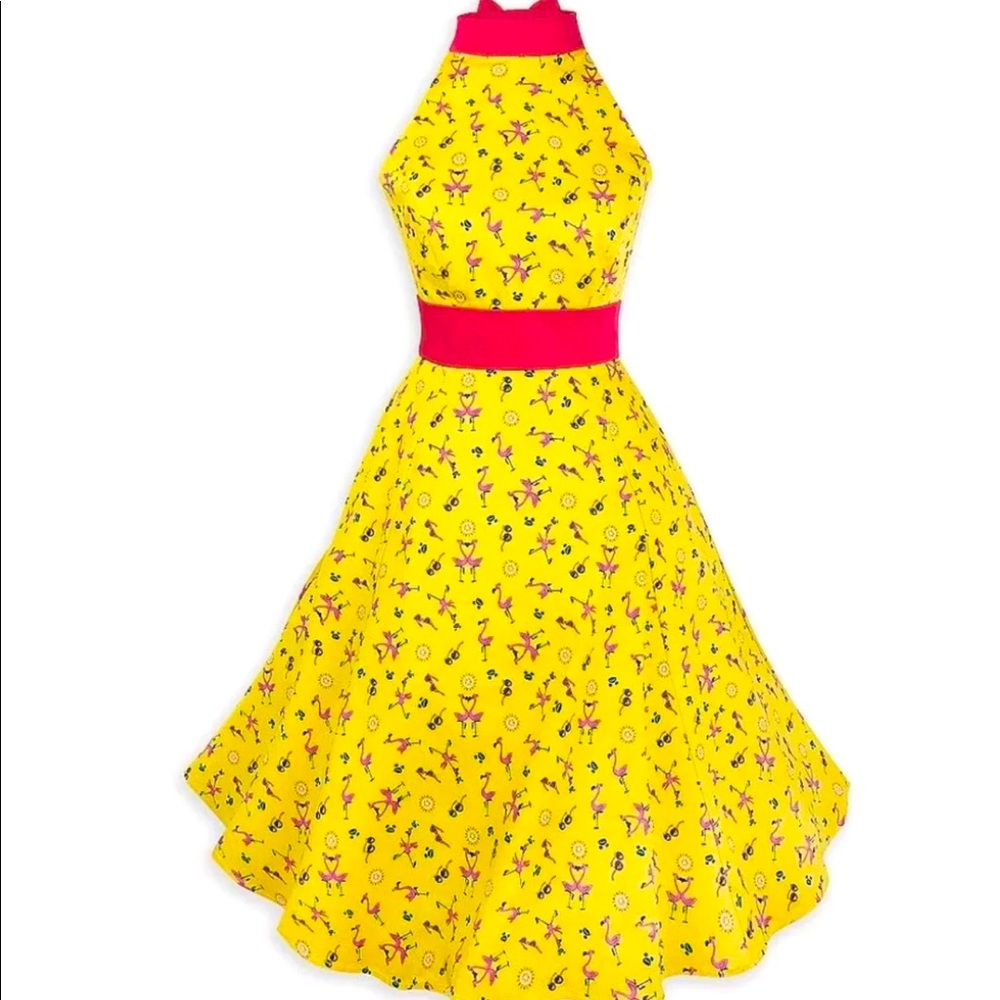 NWT DISNEY DRESS SHOP Flamingo Halter